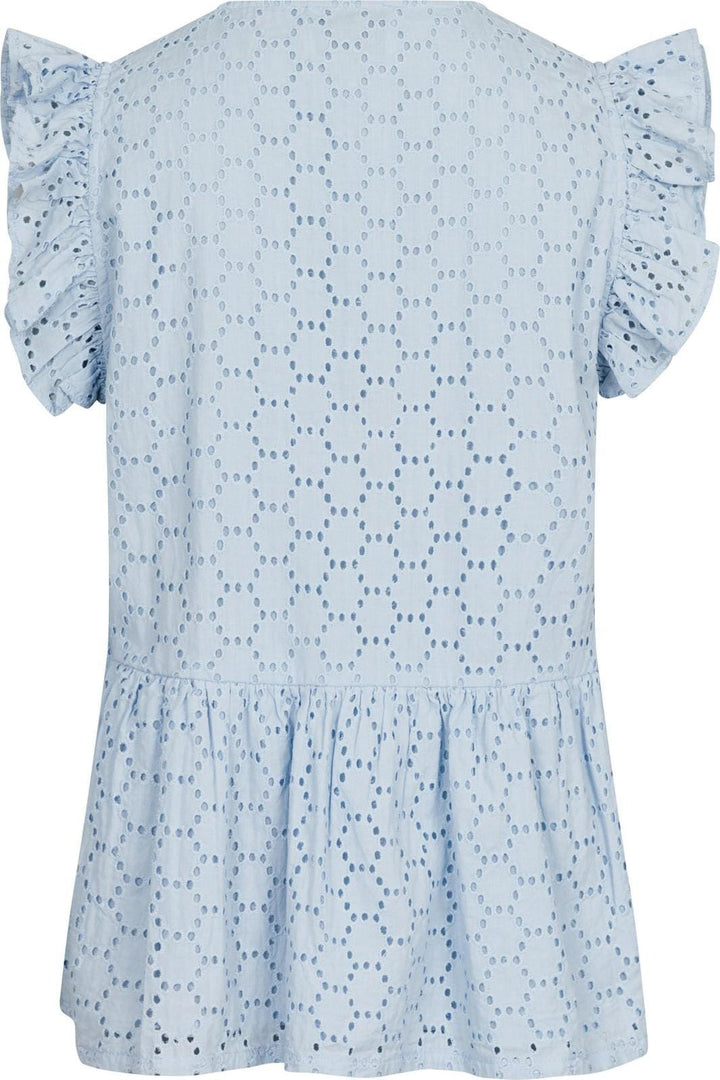 Neo Noir - Palasi Broiderie Top - Light Blue