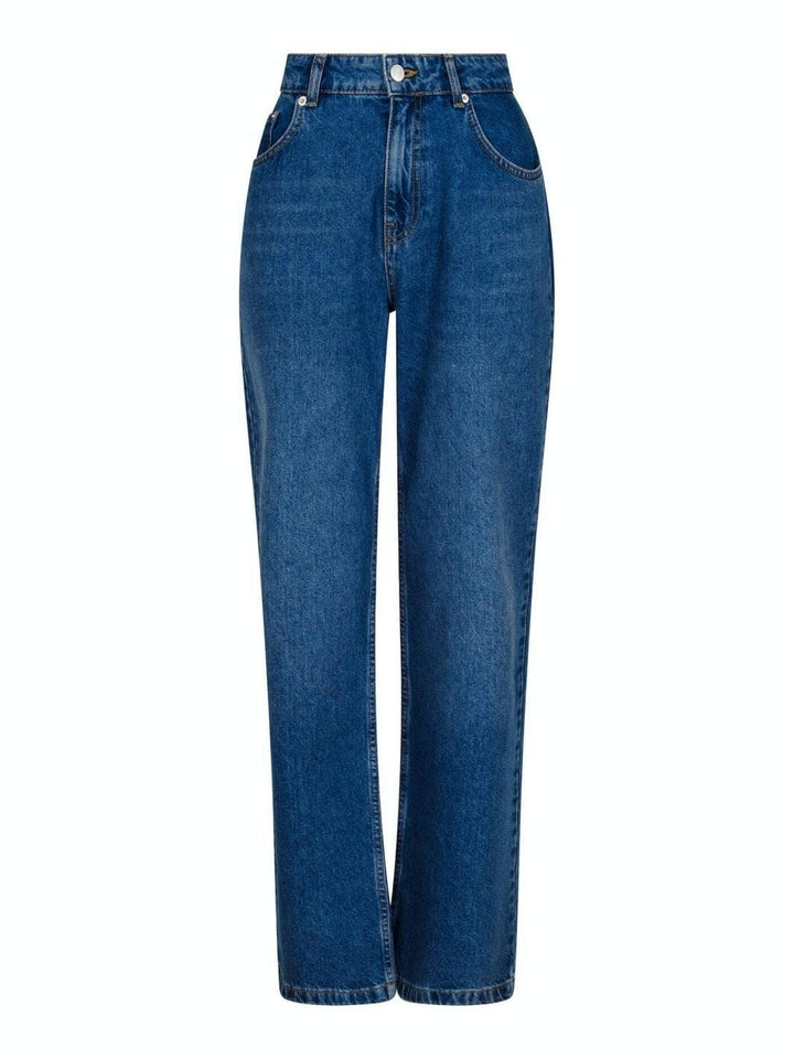 Neo Noir - Simona Stripe Pants - Blue Jeans 