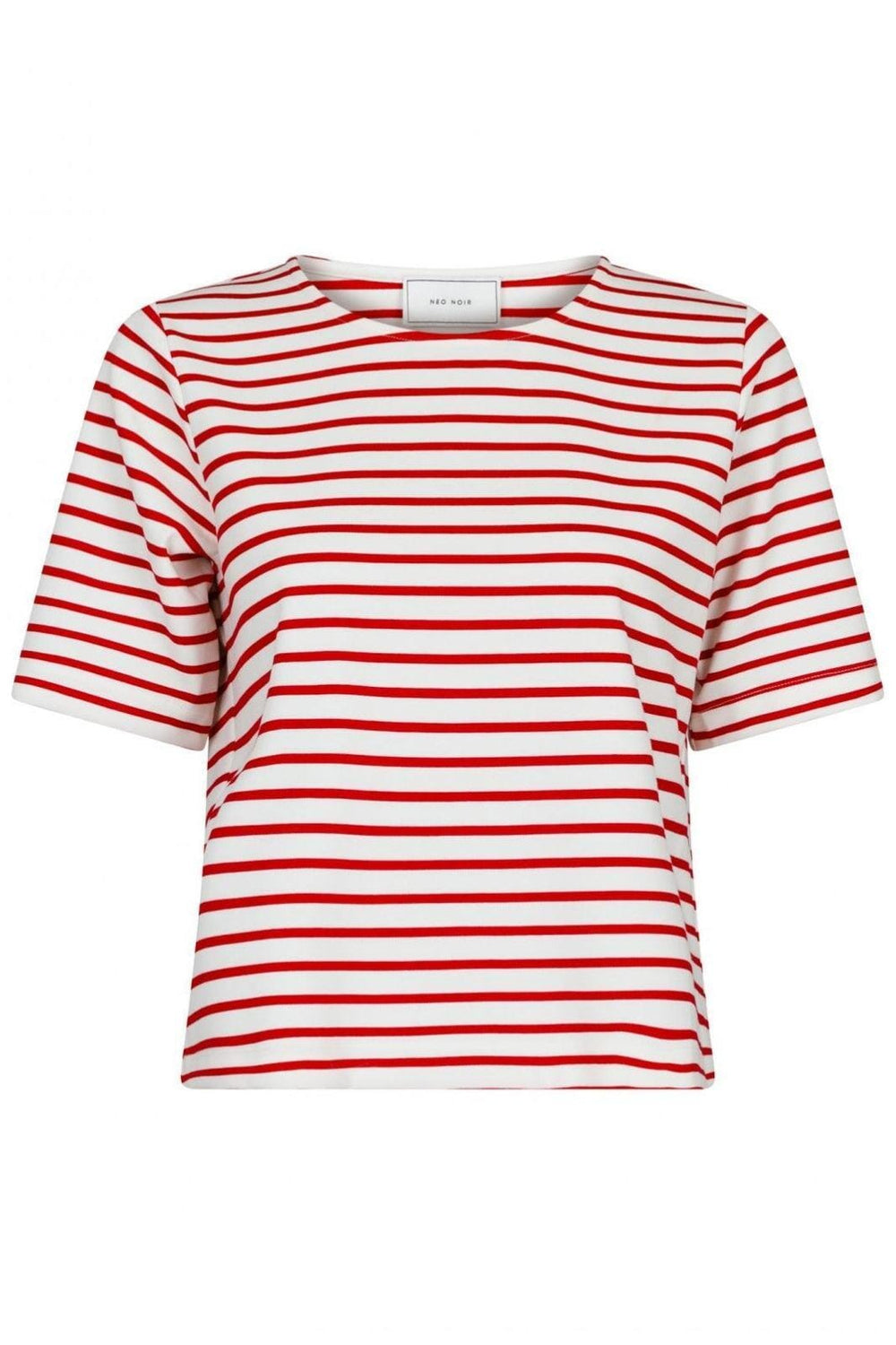Forudbestilling - Neo Noir - Soanie Stripe Tee - Red T-shirts 