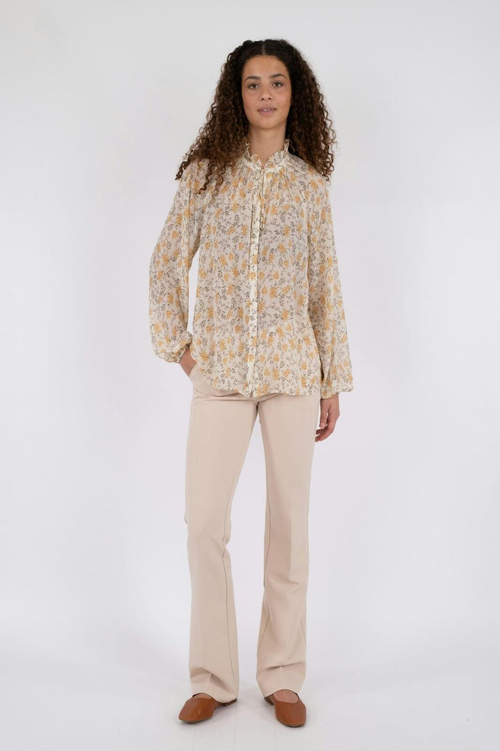 Neo Noir - Sommie Field Blouse - Light Yellow