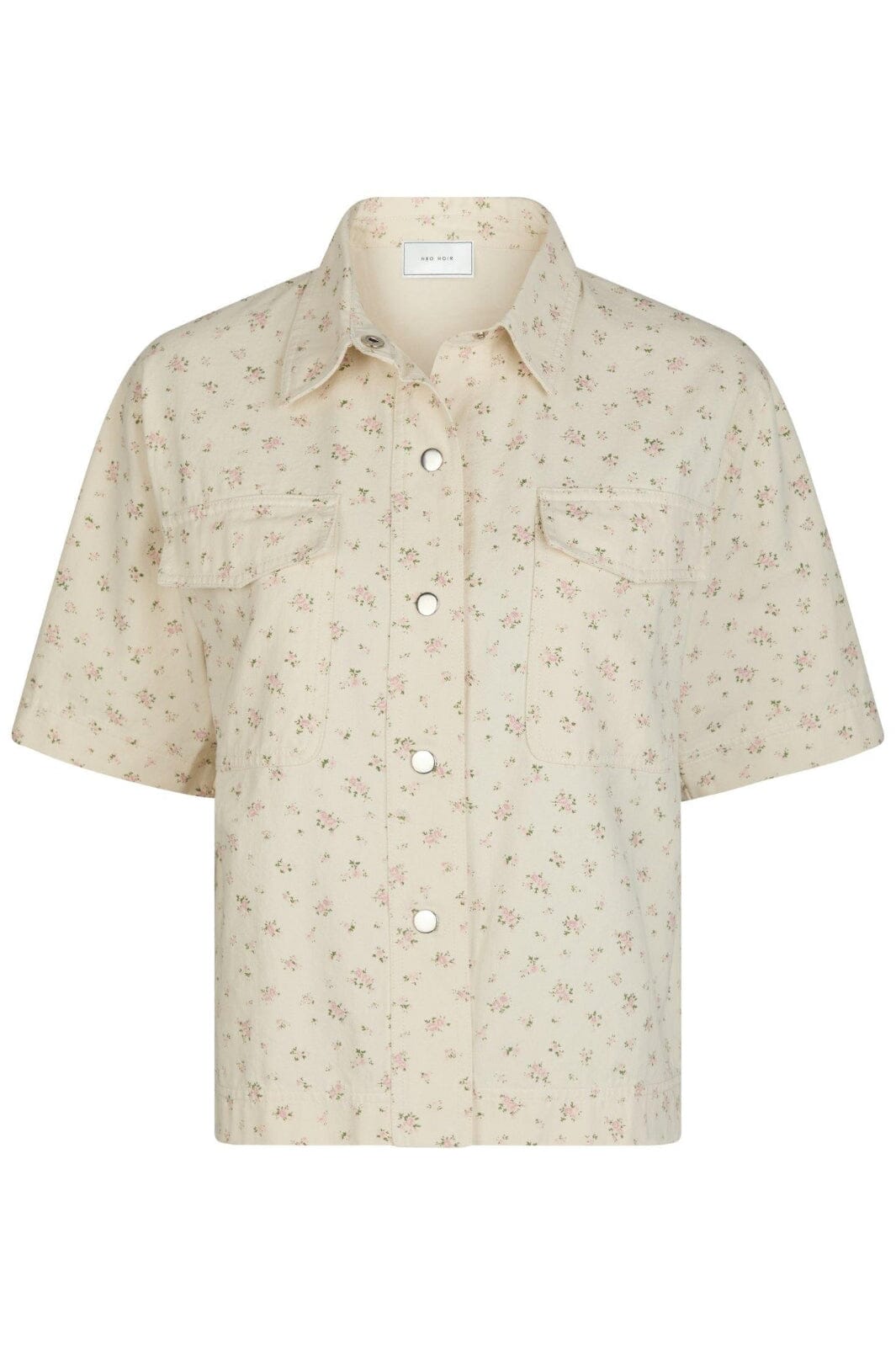 Neo Noir - Tiki Floral Denim Shirt 163485 - 121 - Off White