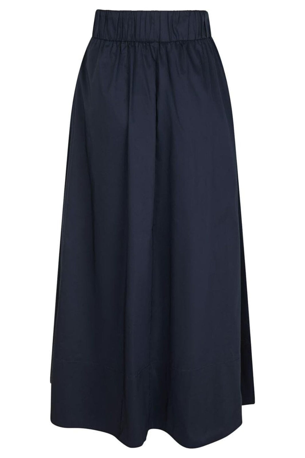 Forudbestilling - Neo Noir - Yara Long Poplin Skirt 163076 - 141 - Navy