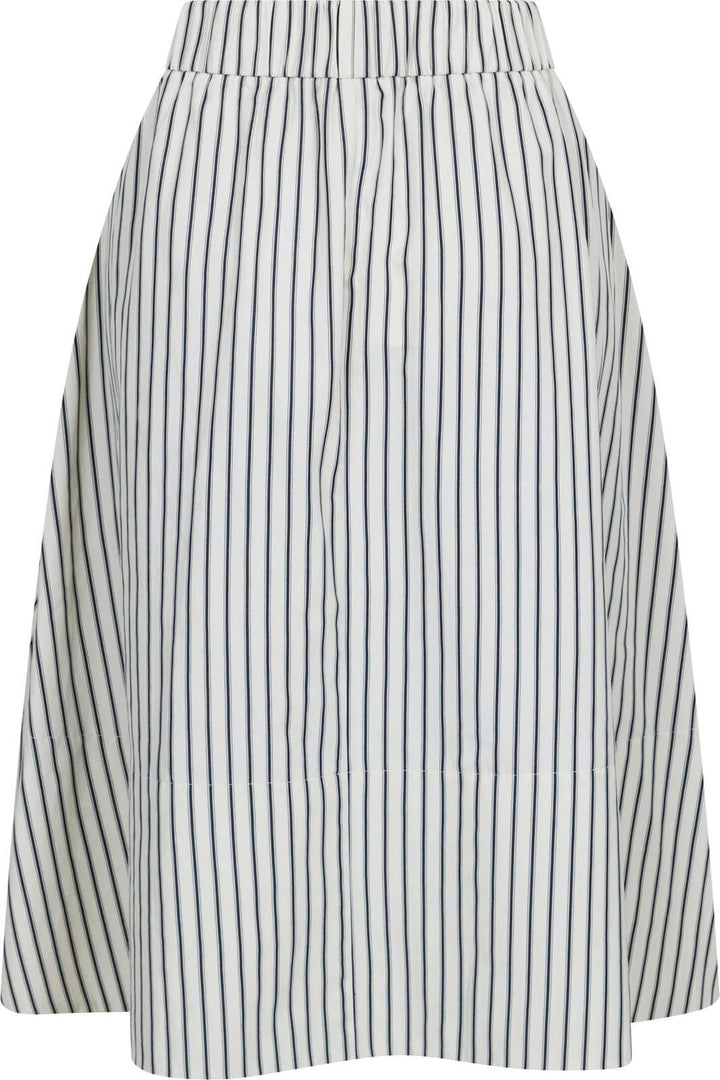 Neo Noir - Yara Long Stripe Skirt - Creme