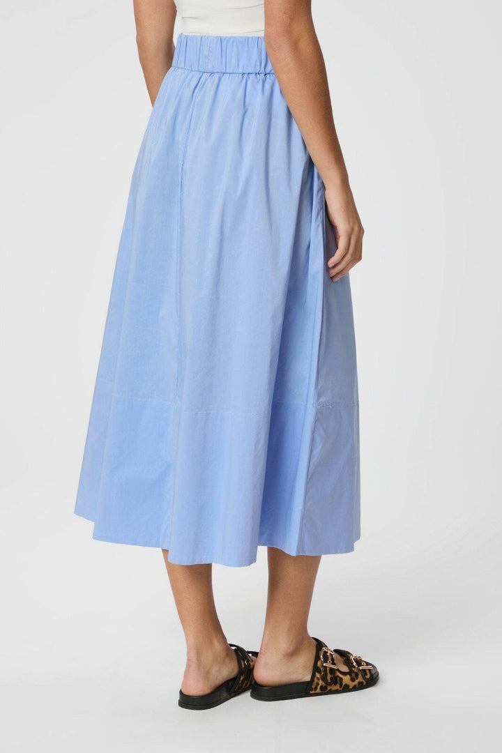 Neo Noir - Yara Poplin Skirt 158280 - 554 - Sky Blue