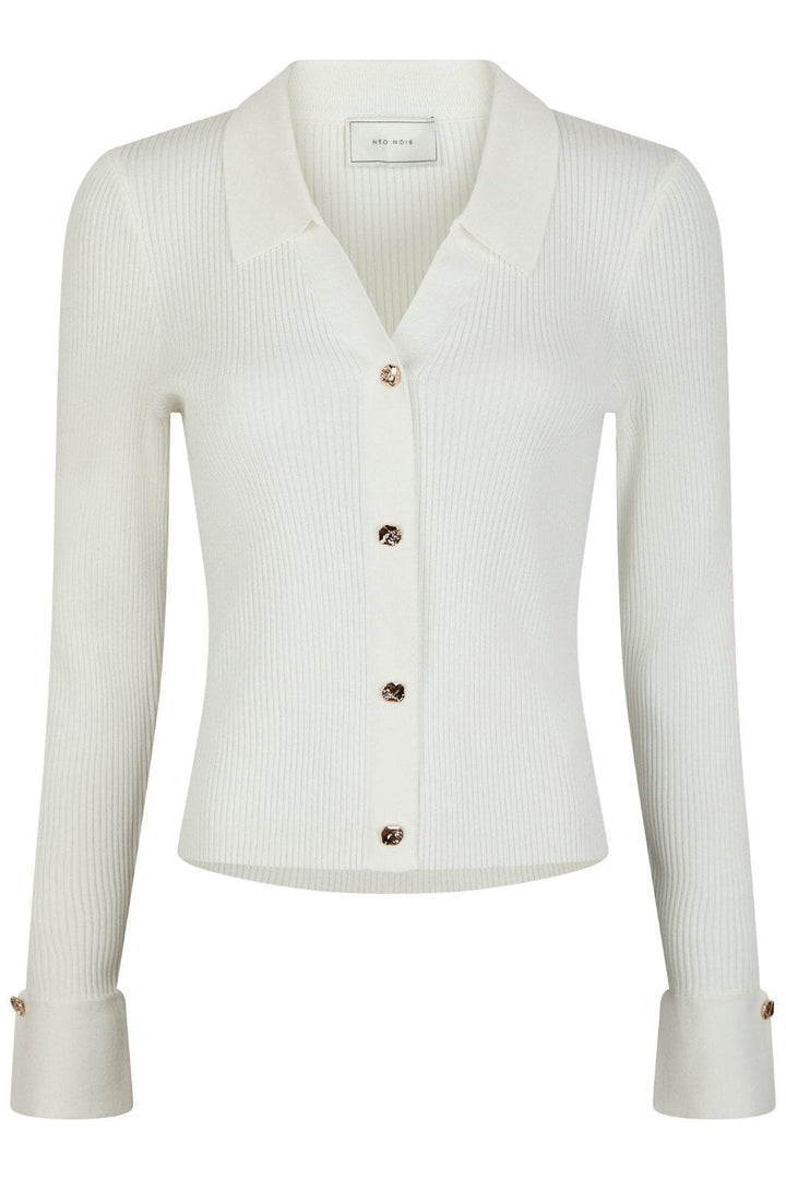 Neo Noir - Ylvie Knit Blouse 164487 - 121 - Off White