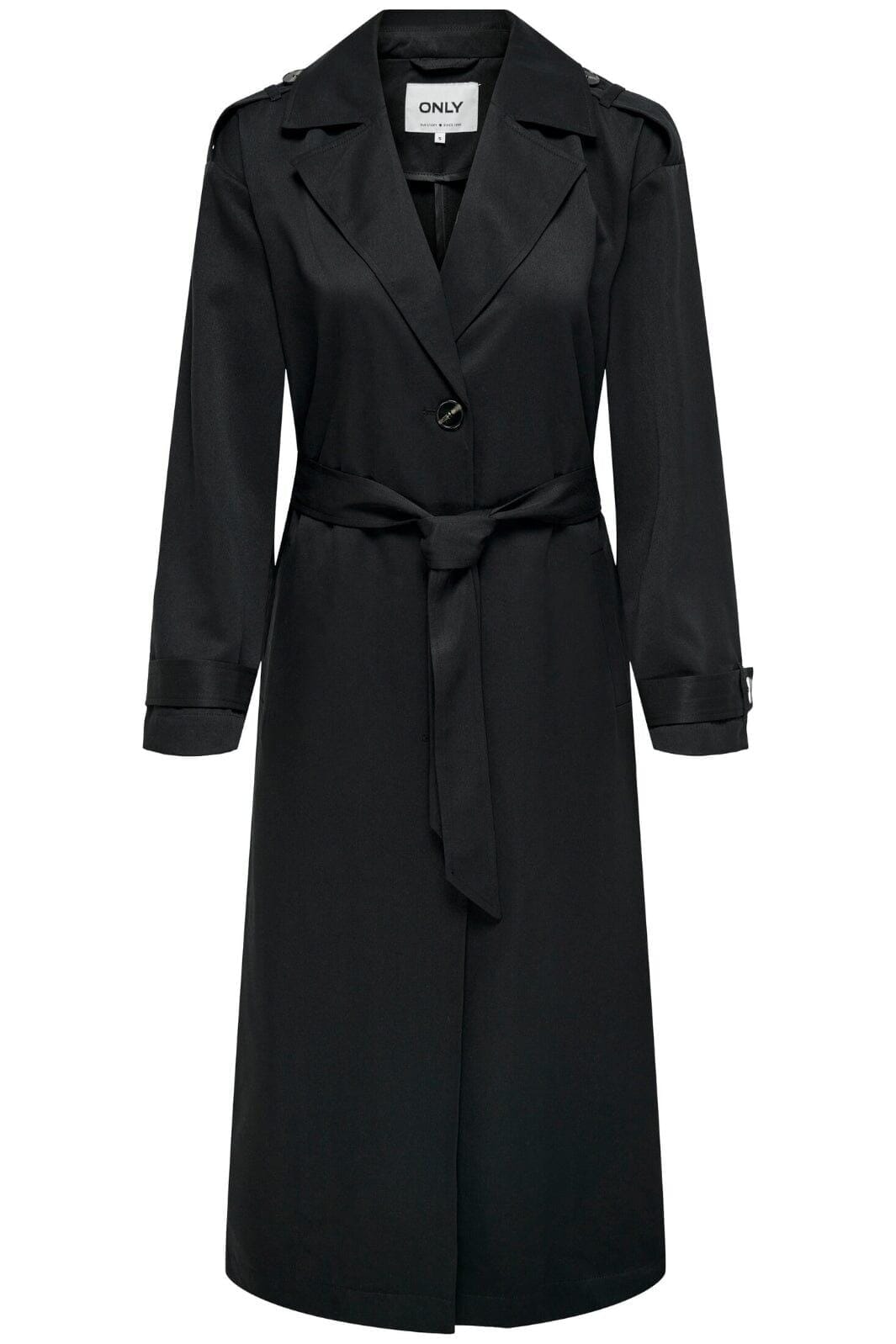 Only - Onlline X-Long Trenchcoat - 3574598 Black