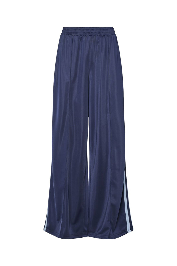 Pieces - Pcgrace Ultra Wide Pants Fsy - 4756232 Cashmere Blue Stripe