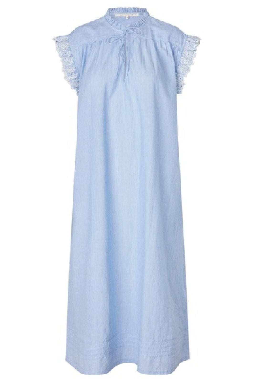 Second Female - Laure Dress 59715 - Light Blue Stripe