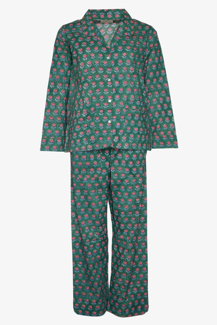 Sissel Edelbo - Nuit Pyjamas Set SE 1672 - Green Fields