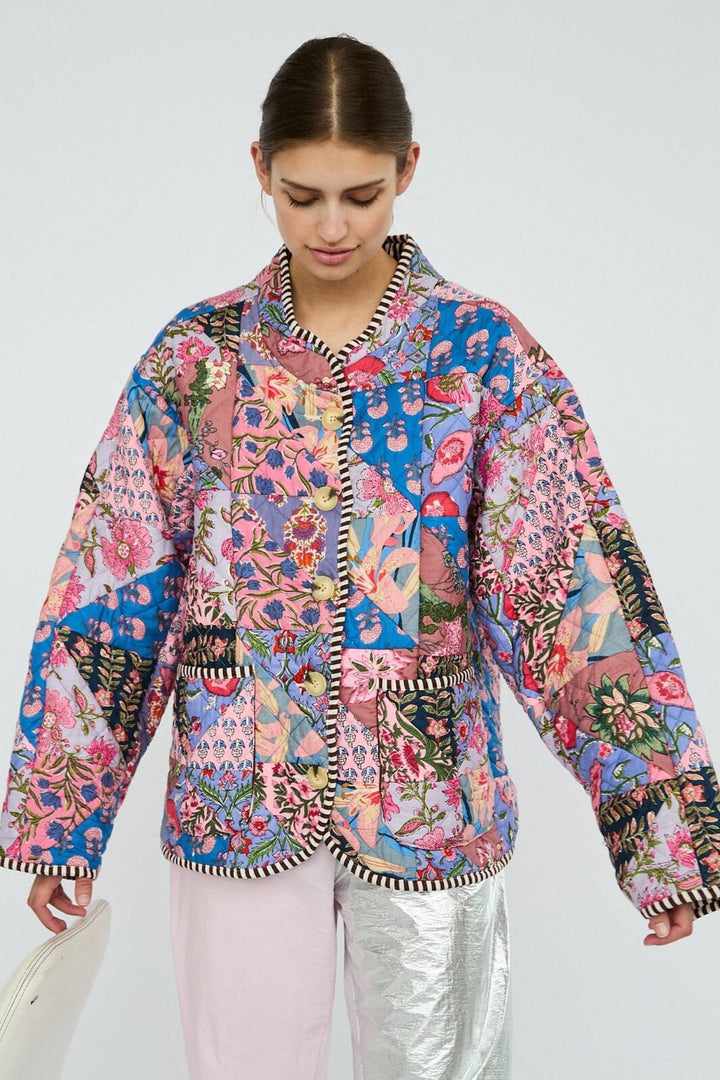 Forudbestilling - Sissel Edelbo - Shaneela Jacket SE 1370 - Patchwork Flower Jakker 