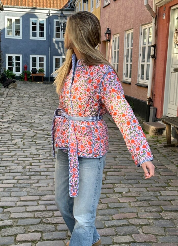 Forudbestilling - Sissel Edelbo - Sussie Reversible Jacket SE 1216 - Orange Blossom Jakker 