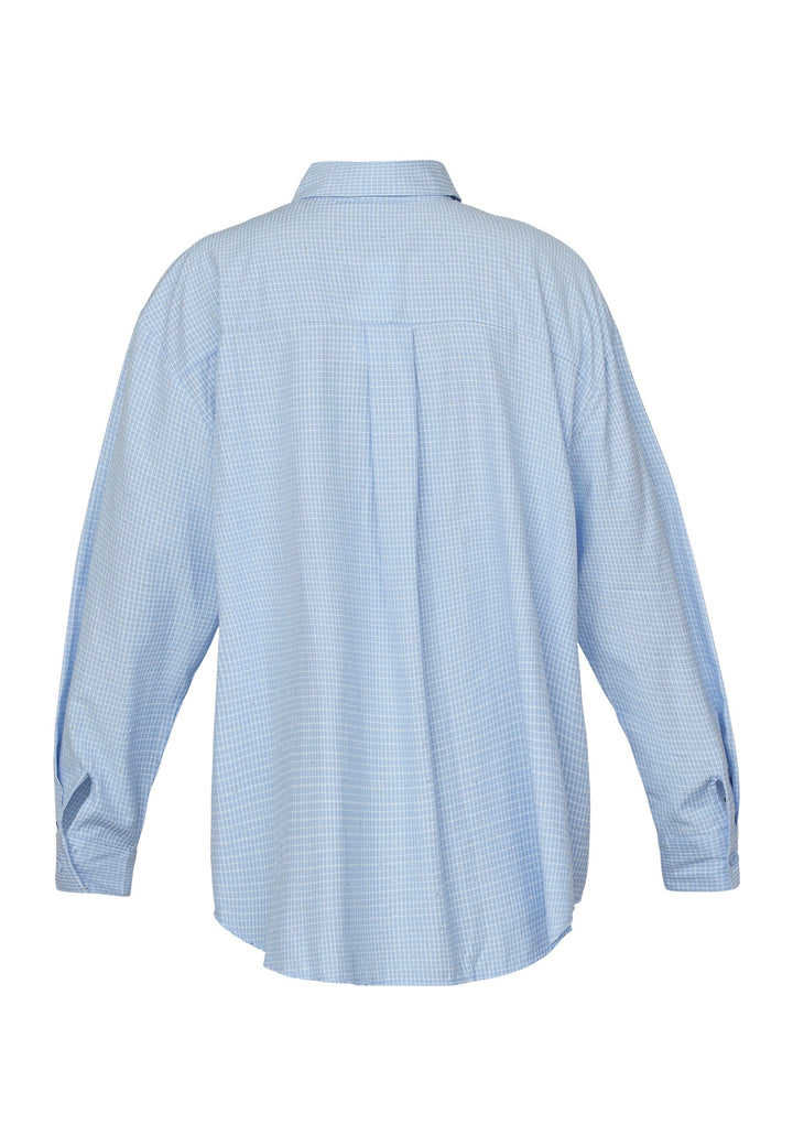 Forudbestilling - Sisters Point - Gilma-Sh2 - 402 Light Blue Check Skjorter 
