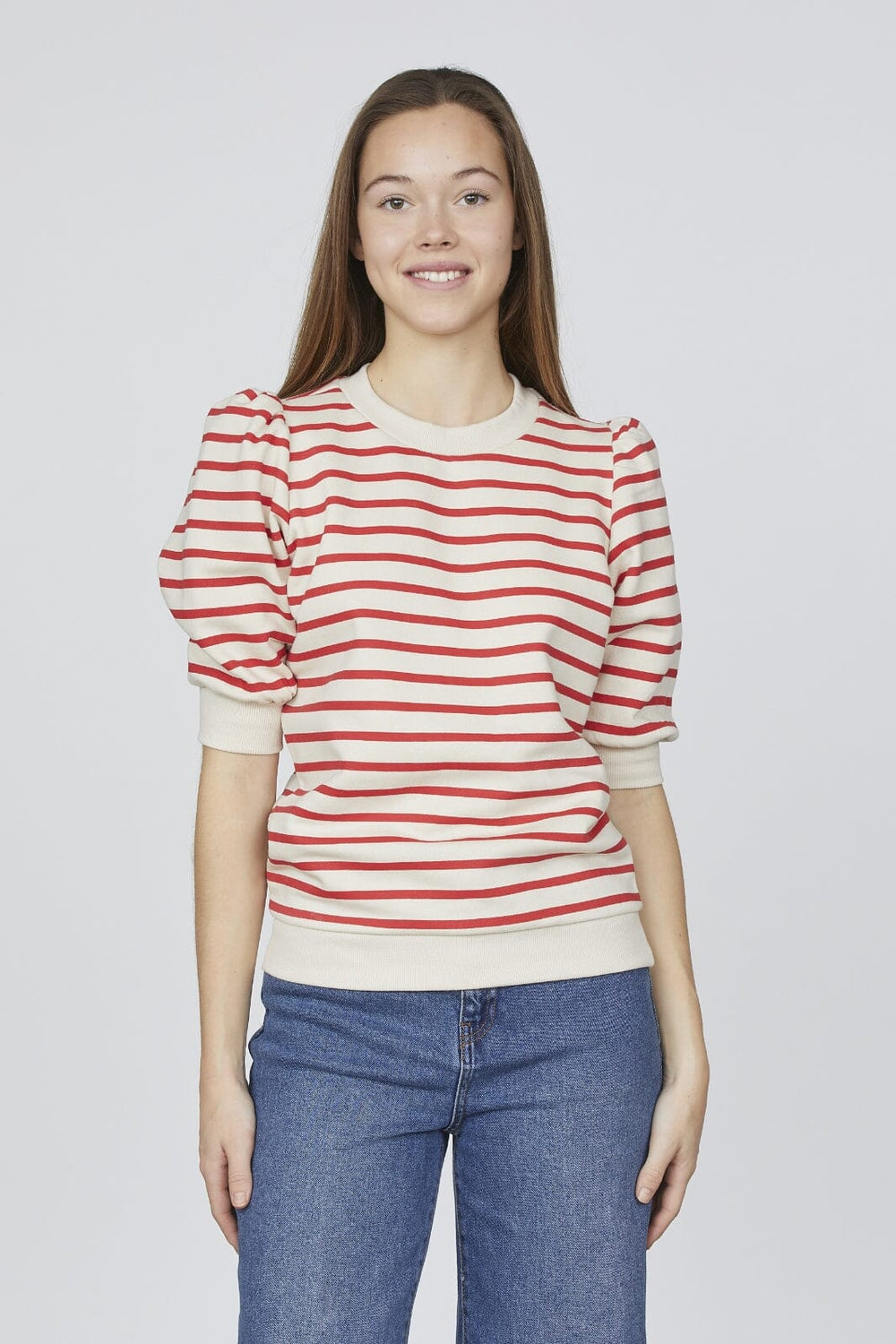 Sisters Point - New.Peva-Puff.Ss 18394 - 832 - Raspberry/Stripe