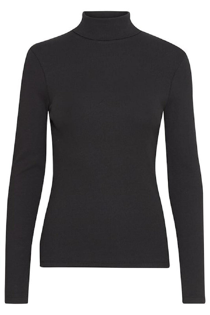 The Jogg Concept - Jctonda Ls Roll Neck - 203650 Black Bluser 