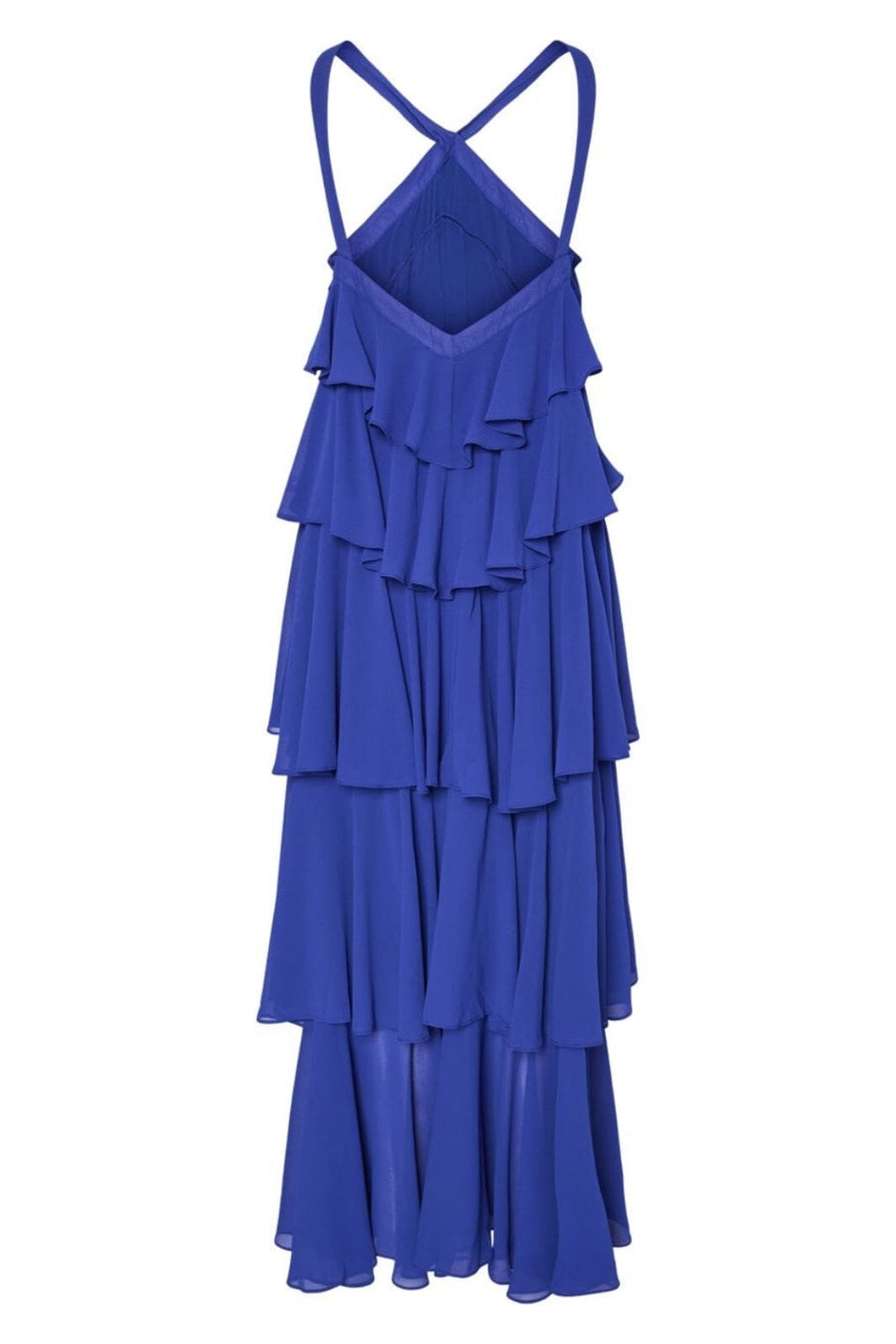 Forudbestilling - Y.A.S - Yasdahlia Halterneck Maxi Dress - 4795529 Dazzling Blue