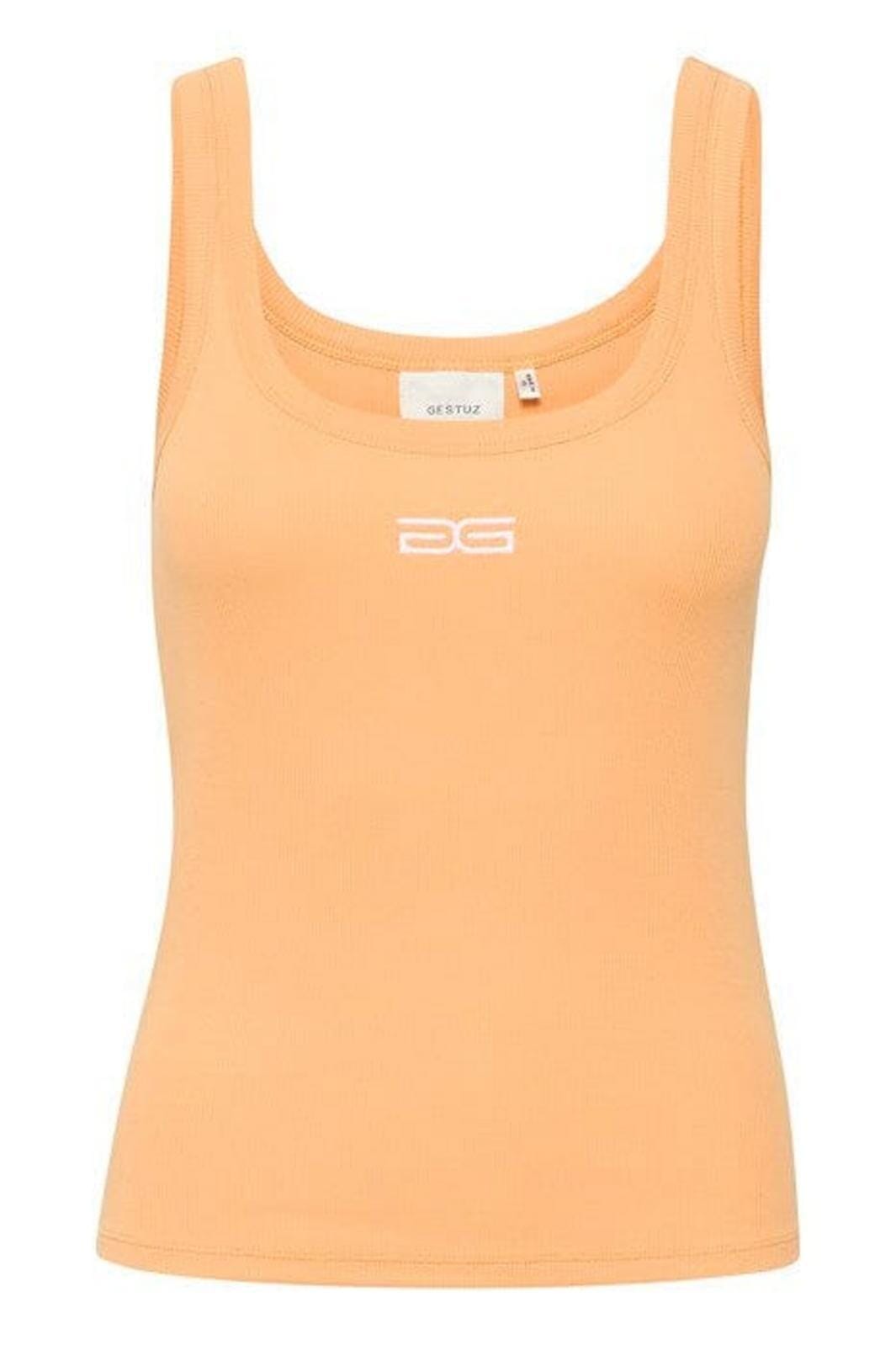 Forudbestilling - Gestuz - DrewGZ sl logo top - Apricot Tan Tank Top 