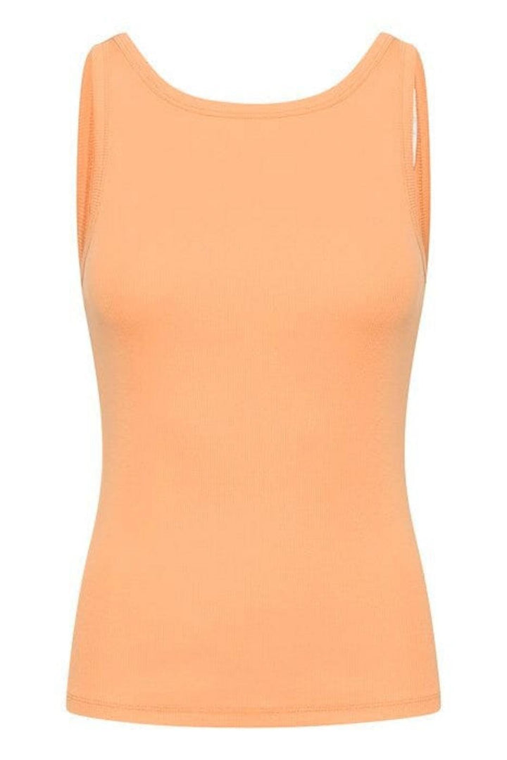 Forudbestilling - Gestuz - DrewGZ SL reversible top - Apricot Tan Toppe 