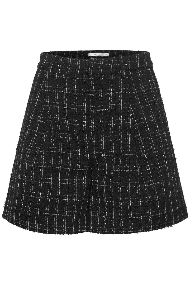 Gestuz - Gaellygz Shorts - 106338 Blacknwhite Check Shorts 