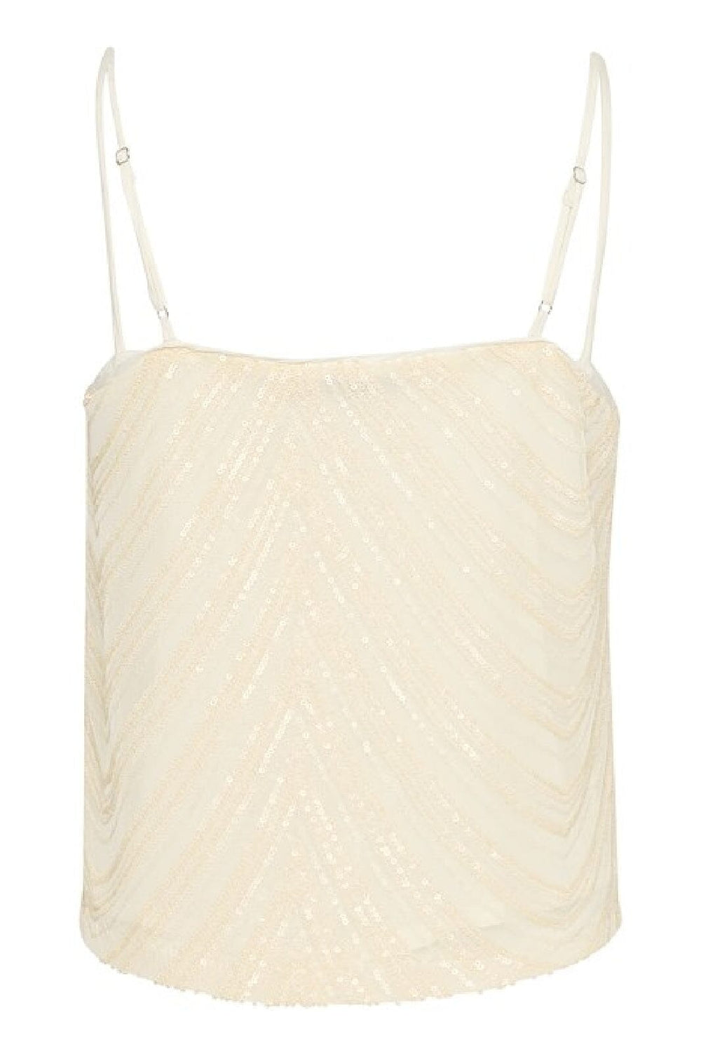 Gestuz - Gzglira Top - 107274 Butter Yellow Sequins