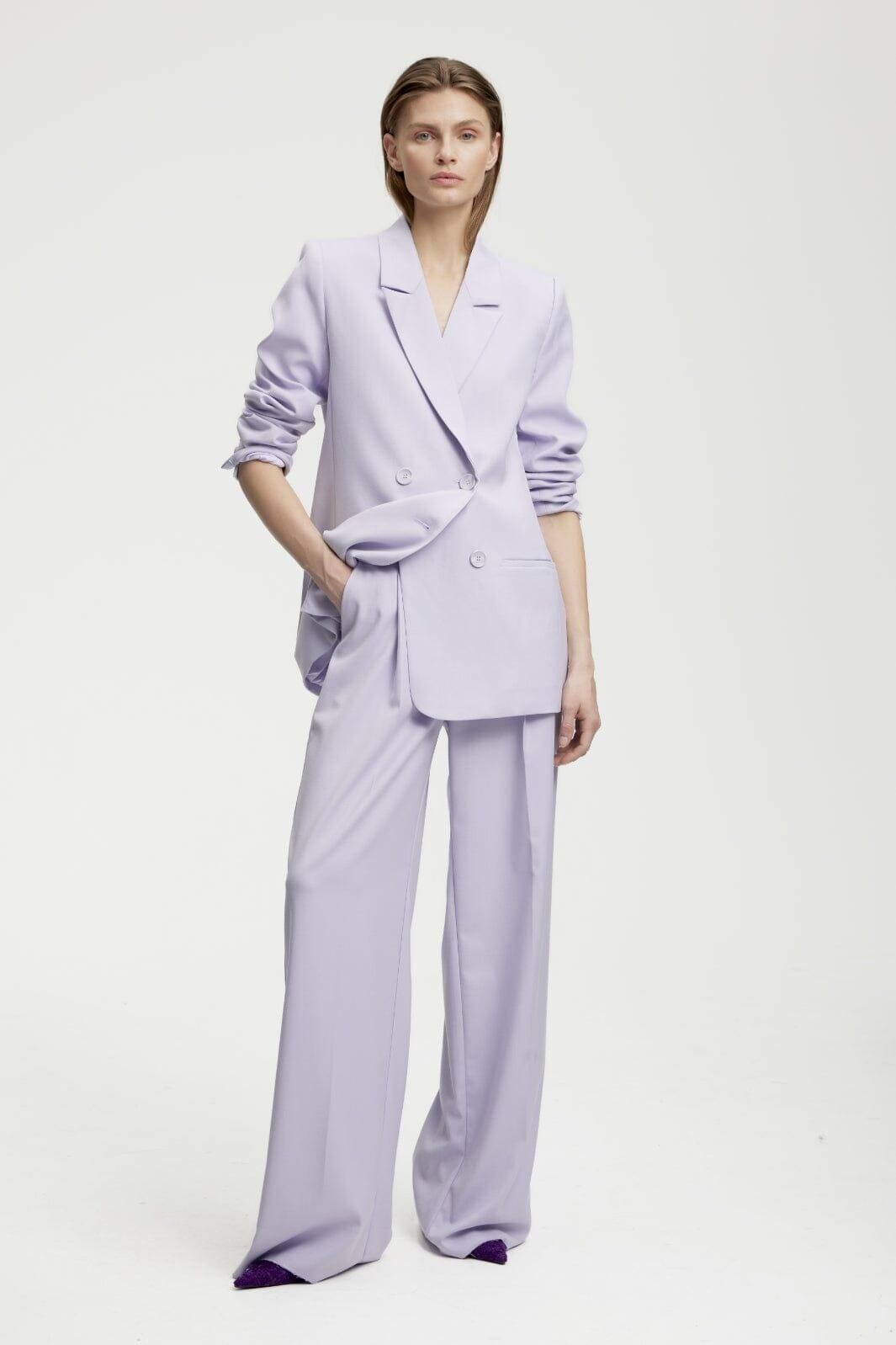 Gestuz - PaulaGZ MW wide pants - Orchid Petal Bukser 