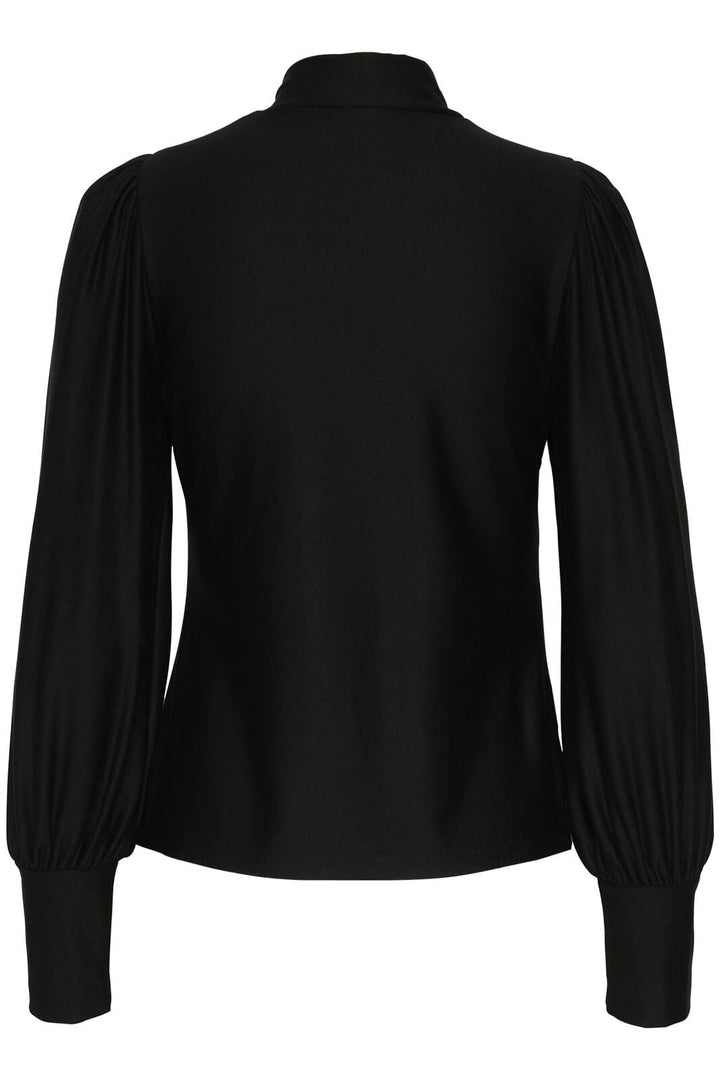 Gestuz - Rifagz Button Blouse 10909718 - 100017 Black