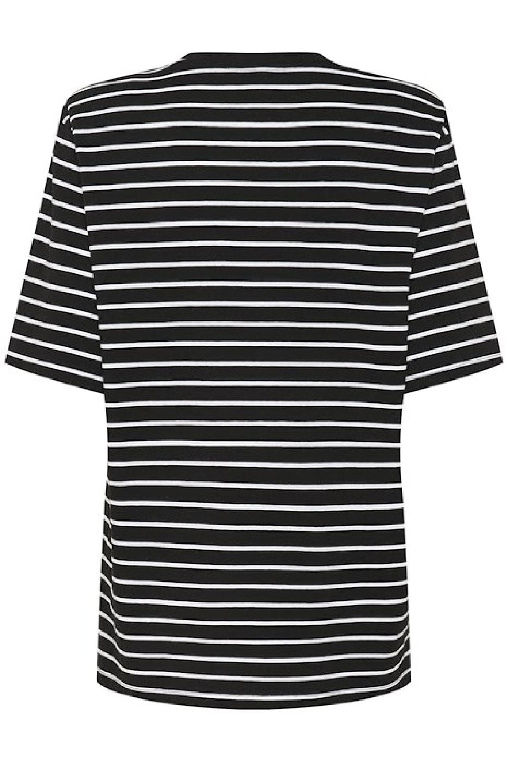 Gestuz - Samurillygz Striped Tee - 107312 Black White Stripe