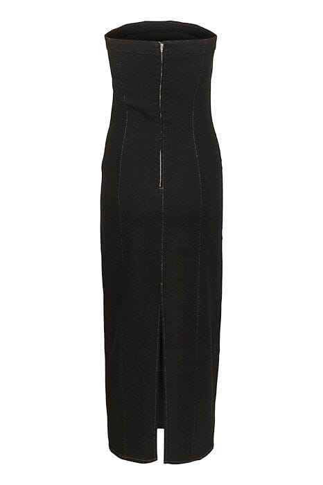 Gestuz - Tubinagz Long Dress - 100642 Dark Black Wash Kjoler 