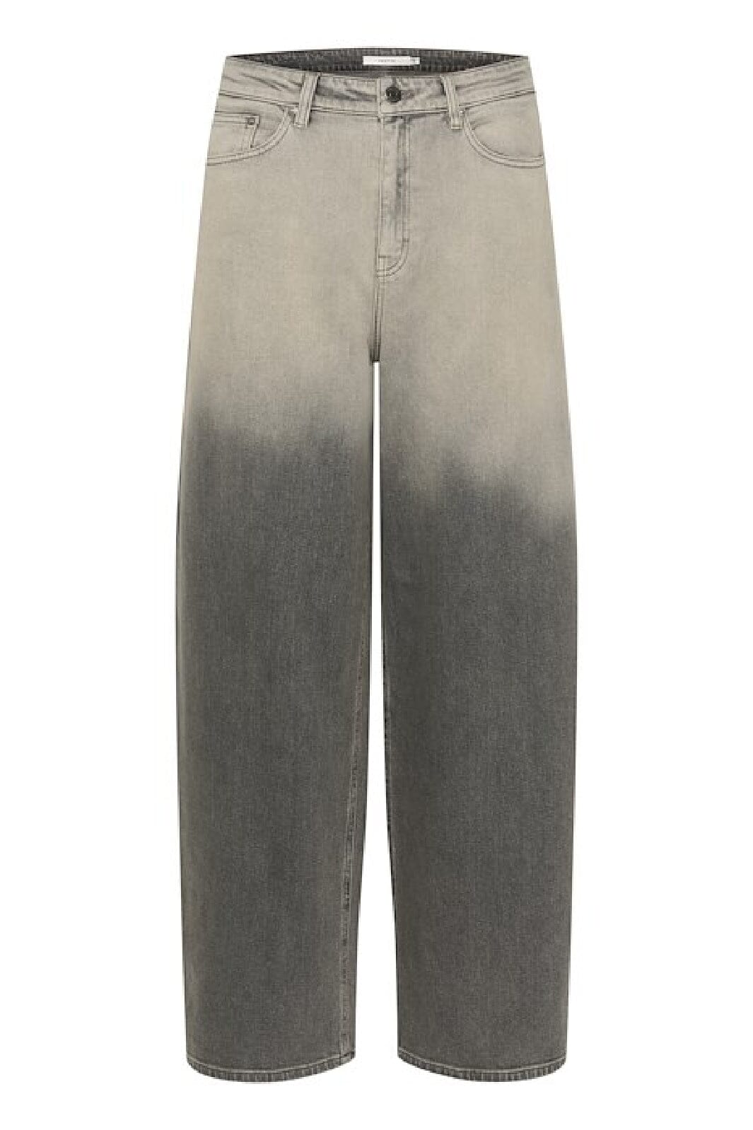 Gestuz - Zorellygz Wide Pants - 106055 Grey Faided Wash Jeans 