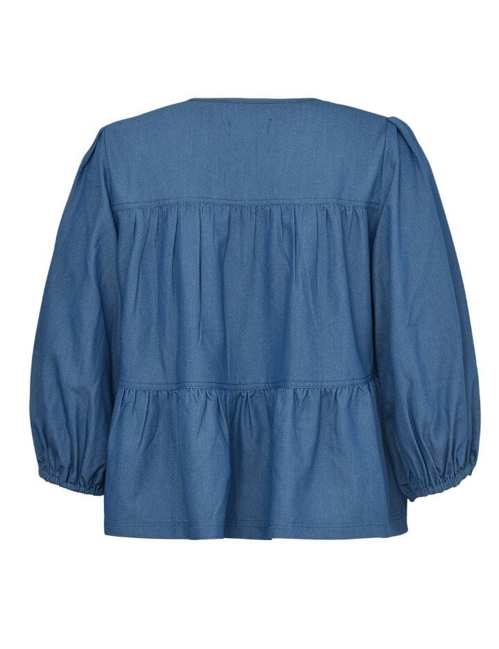 Global Funk - Fanabella-G - 926 Medium Blue Skjorter 