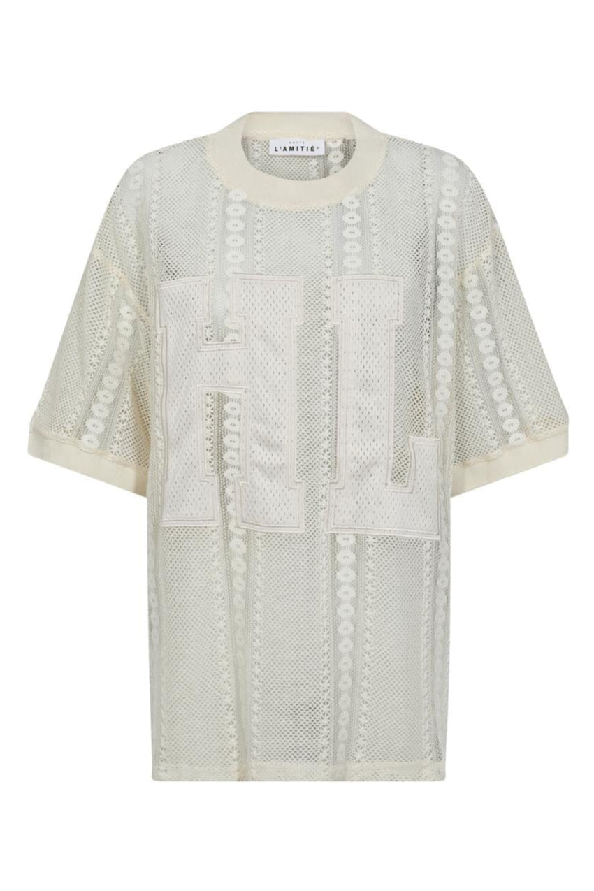 Haute L'Amitié - Rough Lace Team Tee HL10025 - Off-White