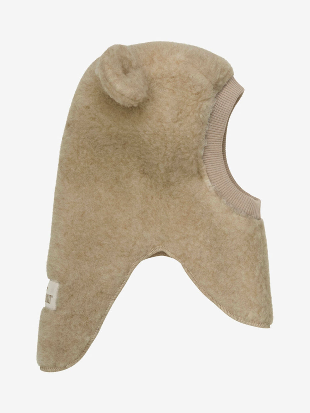 Huttelihut - Balaclava Ears Wool Teddy - Cobblestone Elefanthuer 