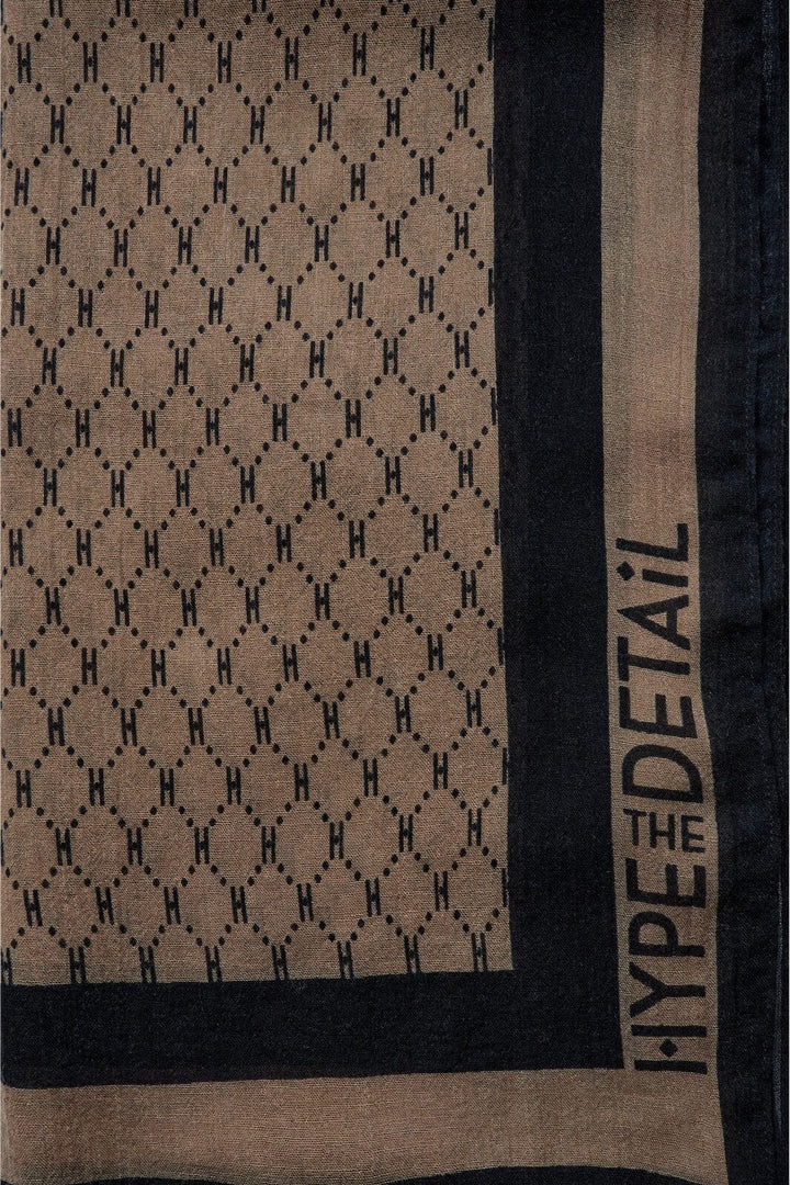 Hype The Detail - Scarf W/Logo - 81 Brun Tørklæder 