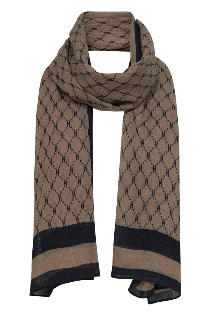 Hype The Detail - Scarf W/Logo - 81 Brun Tørklæder 