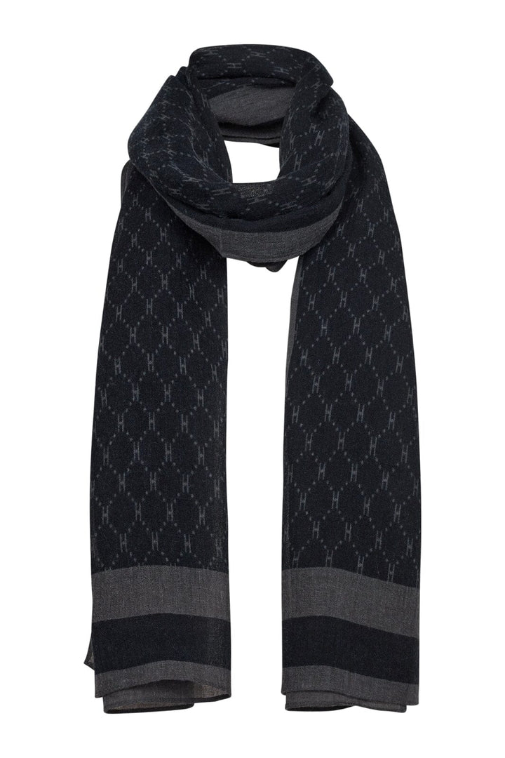 Hype The Detail - Scarf W/Logo - 9 Sort Tørklæder 