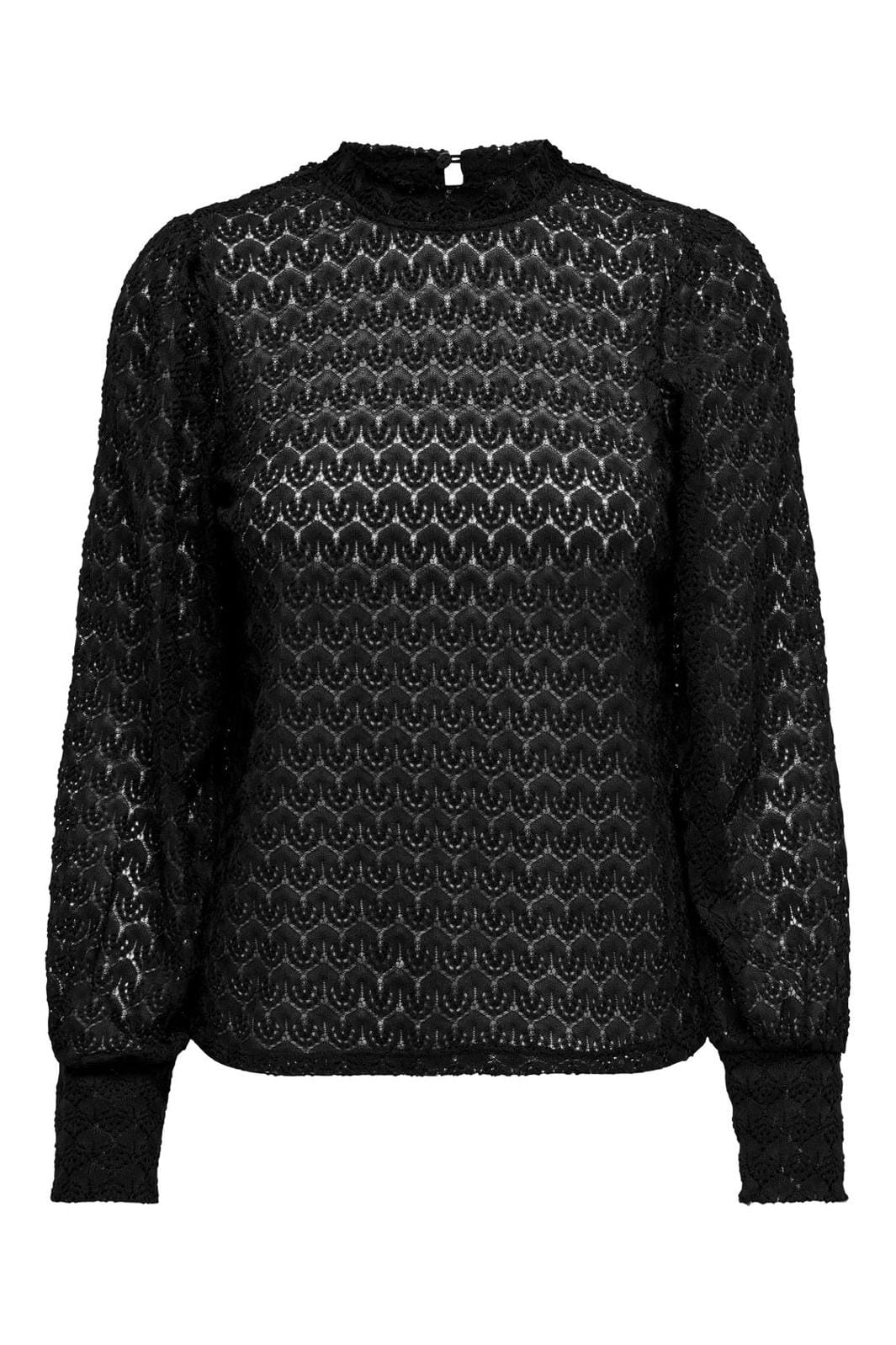 Jdy - Jdyavery L/S Lace Top - 4117303 Black