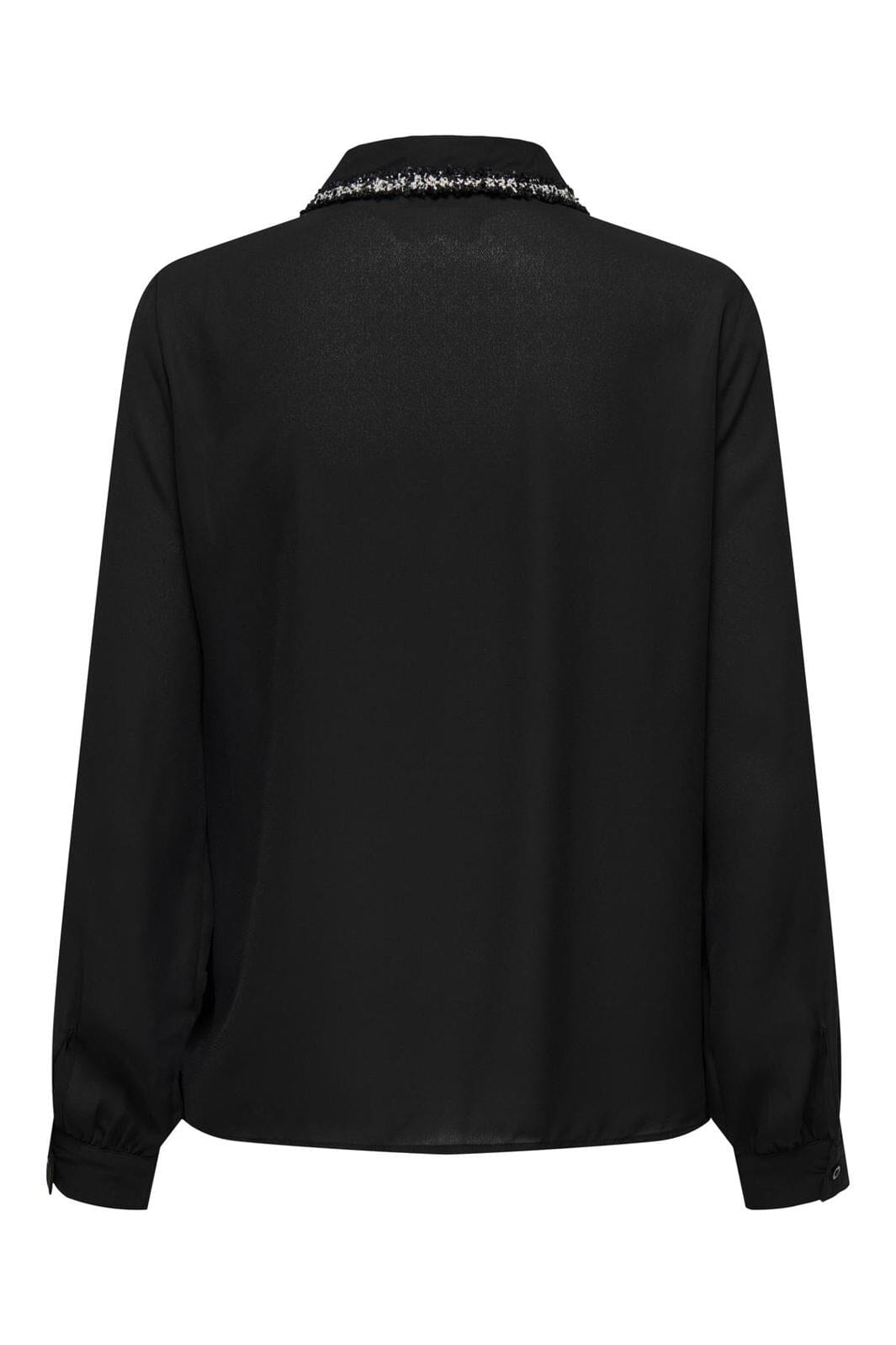 Jdy - Jdyaya L/S Detail Shirt - 4638940 Black