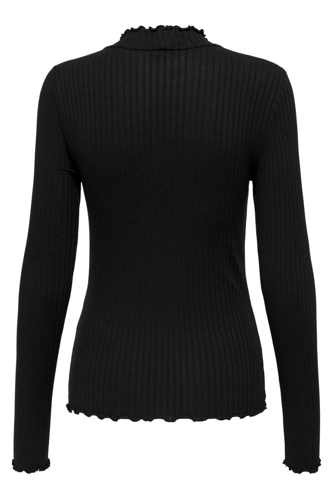 Jdy - Jdyfransiska Life L/S Hi-Nck Top Jr - 3600771 Black Bluser 