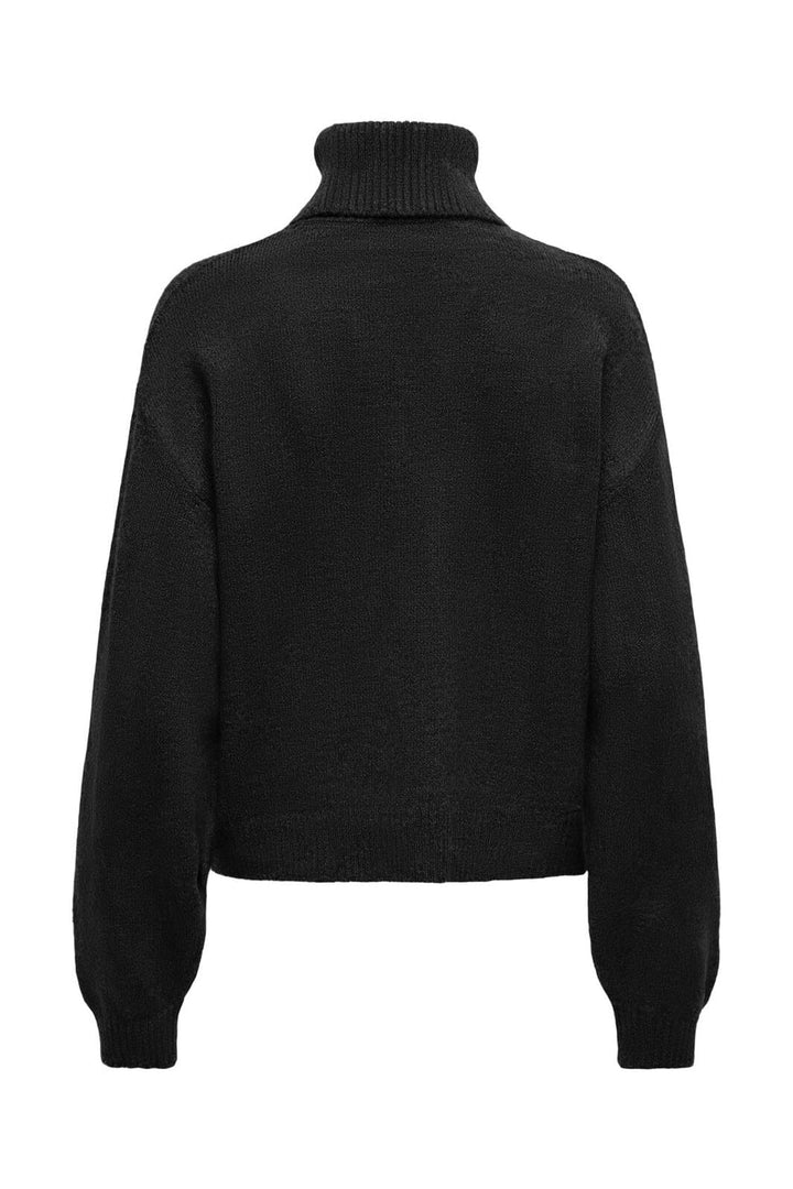 Jdy - Jdyletty L/S Roll Neck Pullover Knt - 4717467 Black