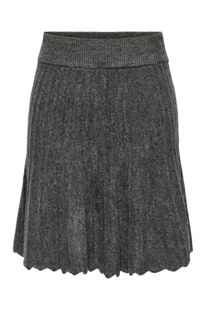 Jdy - Jdyletty Skirt Knt - 4694818 Dark Grey Melange