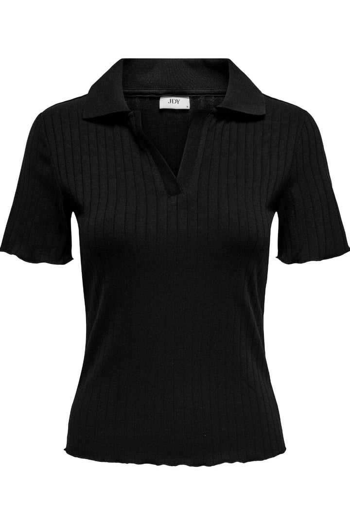 JDY - Jdylori S/S Polo Top - 4743170 Black