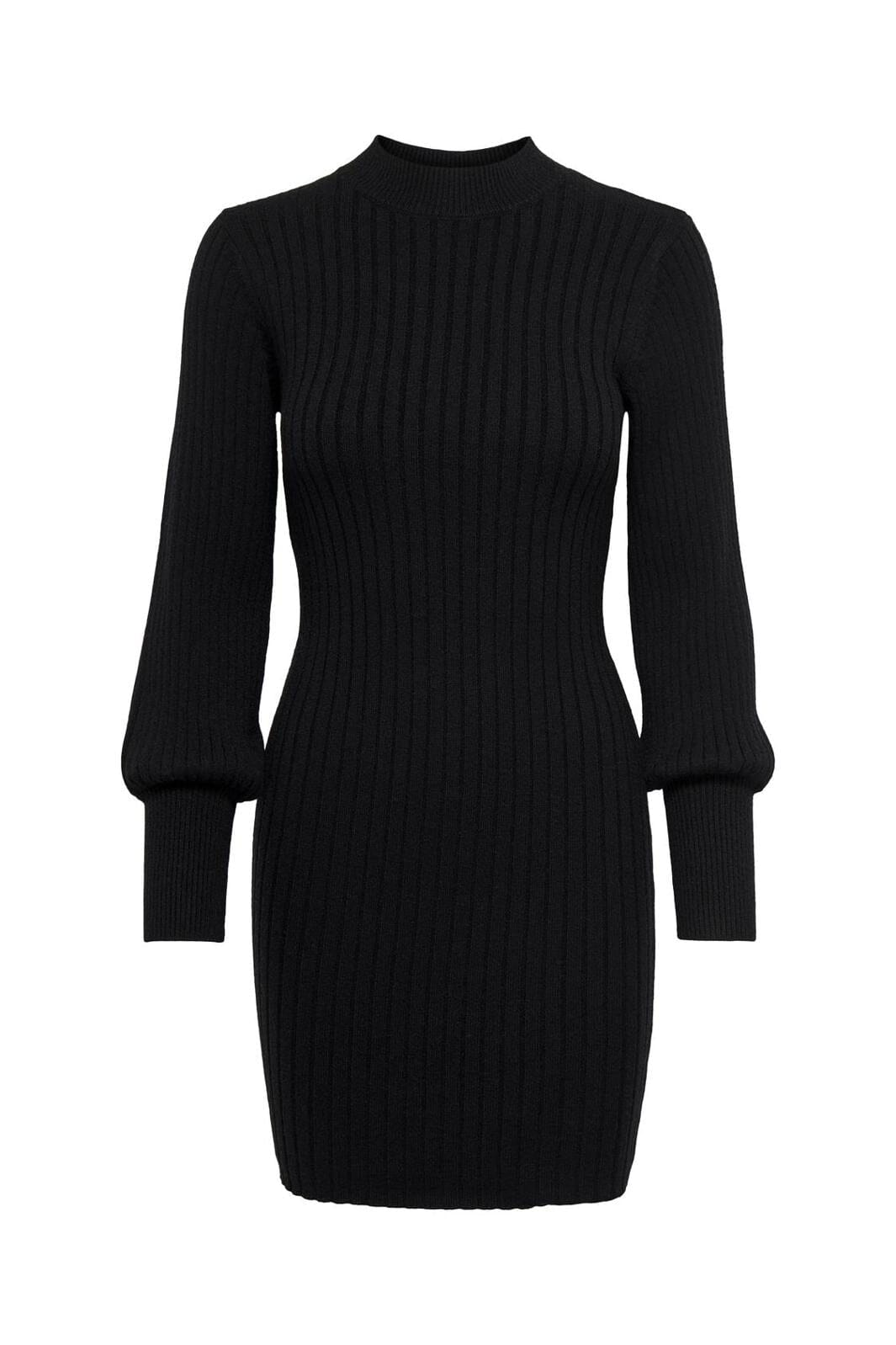 Jdy - Jdymagda L/S Volume Sleeve Dress Knt - 4080498 Black