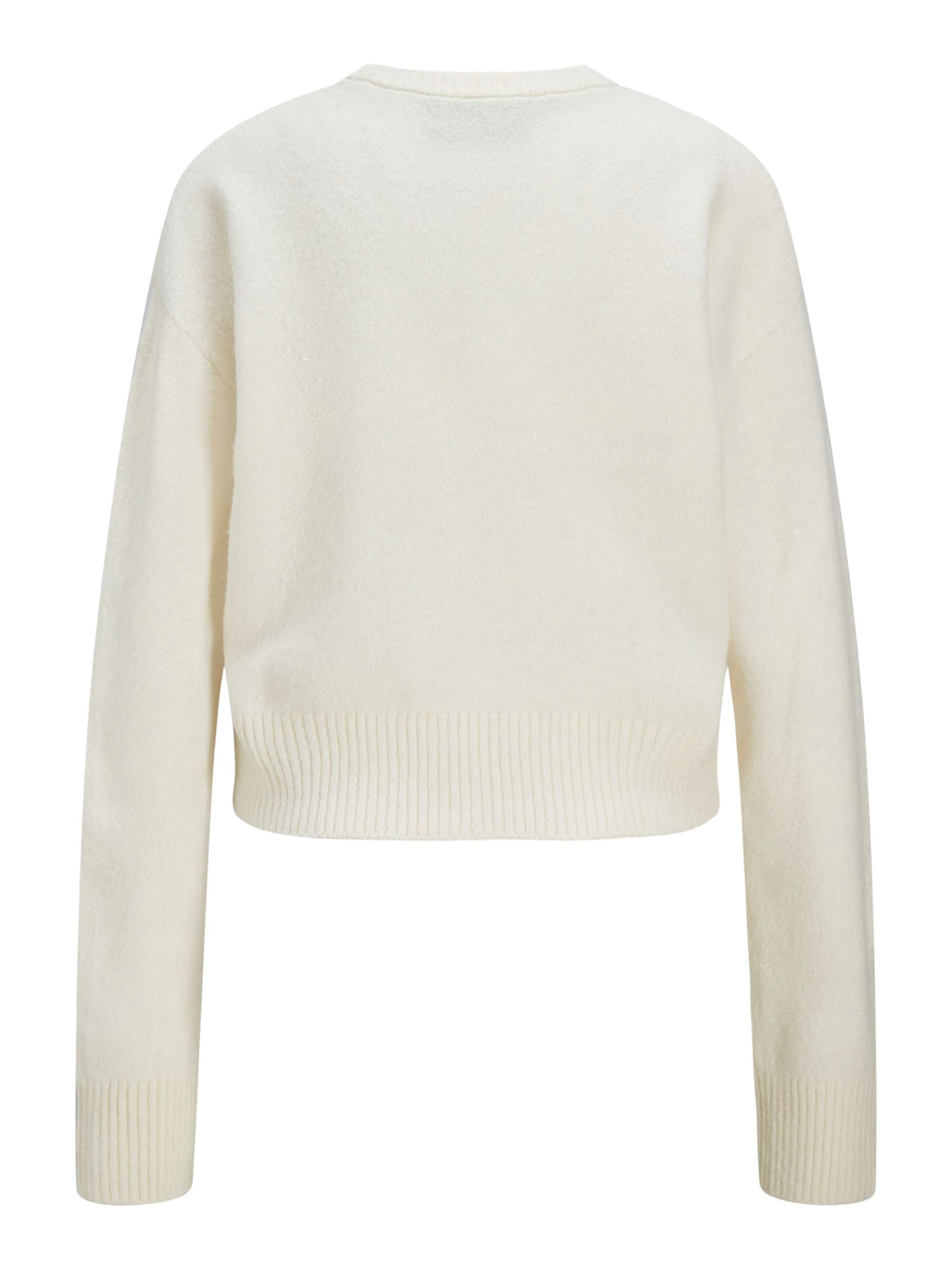 Jjxx - Jxadina Diverse Crew Neck Knit - 4665639 Vanilla Ice Strikbluser 