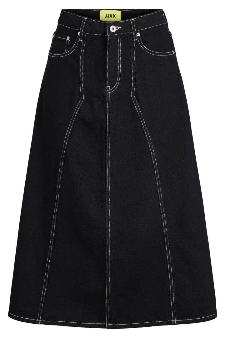 Jjxx - Jxalexa Long Denim Skirt - 4787321 Black Denim