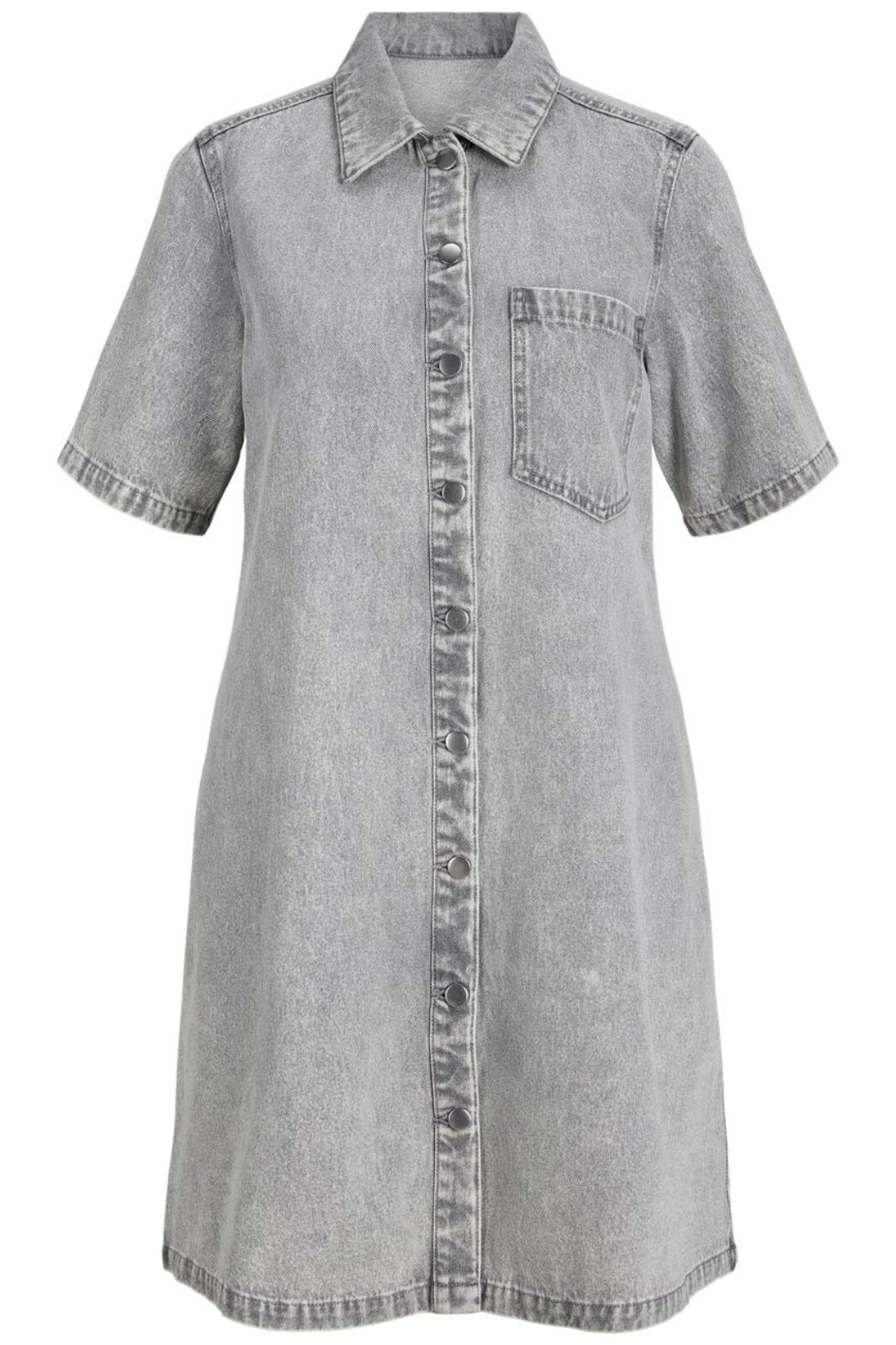 Jjxx - Jxamara Ss Denim Dress Sn - 4748864 Grey Denim Kjoler 