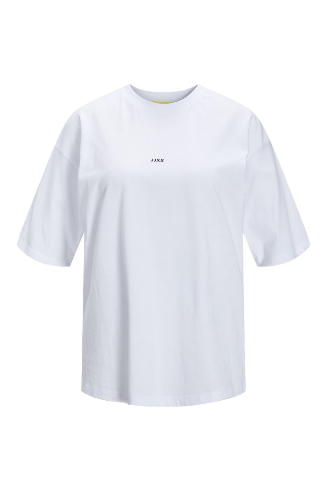 Jjxx - Jxandrea Loose Ss Logo Tee - 3861156 Bright White Black Logo