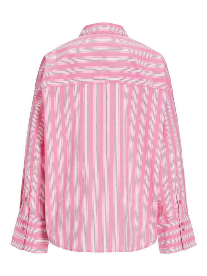 Jjxx - Jxava Poplin Ls O-Size Pock Shirt Ln - 4652391 Morning Glory Striped