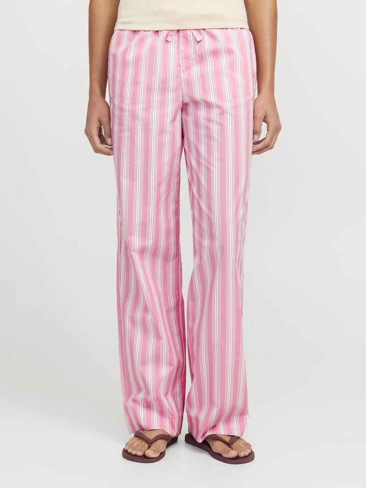 Jjxx - Jxava Poplin Pant Ln - 4651992 Morning Glory Striped