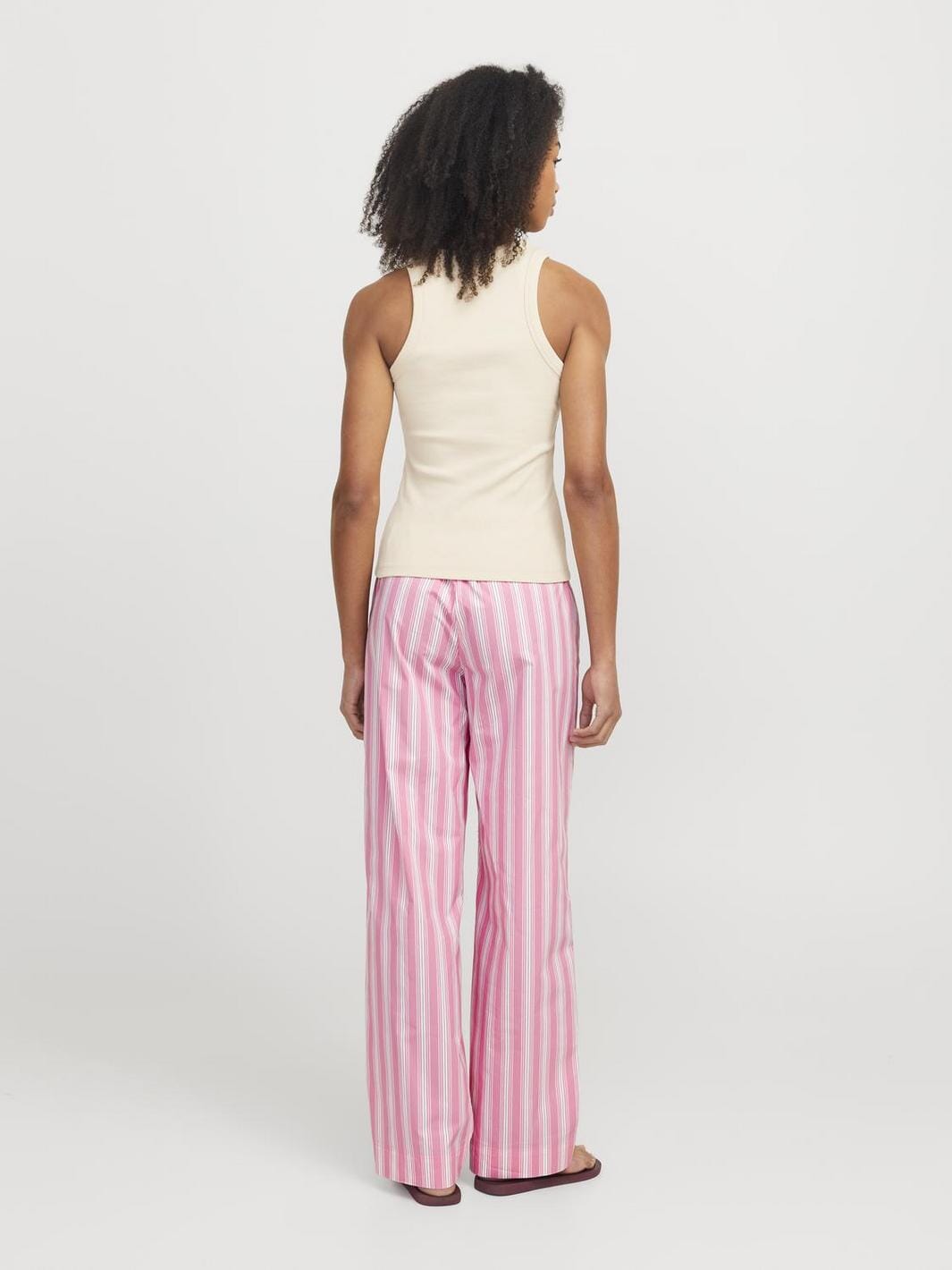 Jjxx - Jxava Poplin Pant Ln - 4651992 Morning Glory Striped