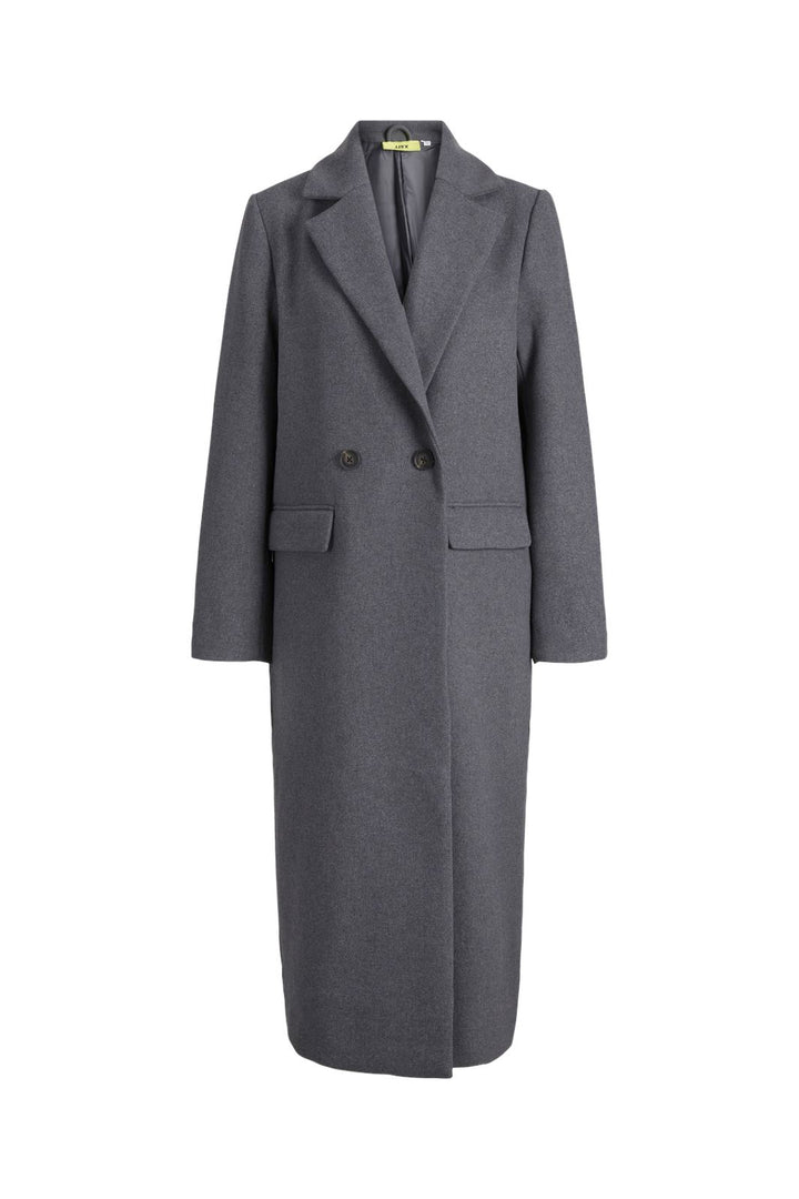 Jjxx - Jxelisa Long Wool Blend Coat 12258930 - 4521685 - Medium Grey Melange