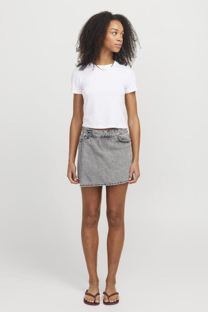 Jjxx - Jxgreta Denim Skort Sn - 4693547 Light Grey Denim